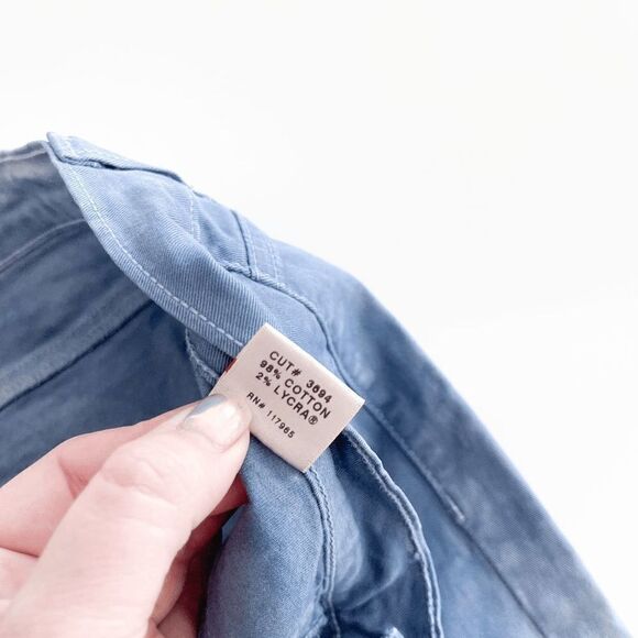 J Brand Womens Light Acid Wash Blue Low Rise Skinny Pencil Leg Jeans Size 30 - Picture 6 of 10